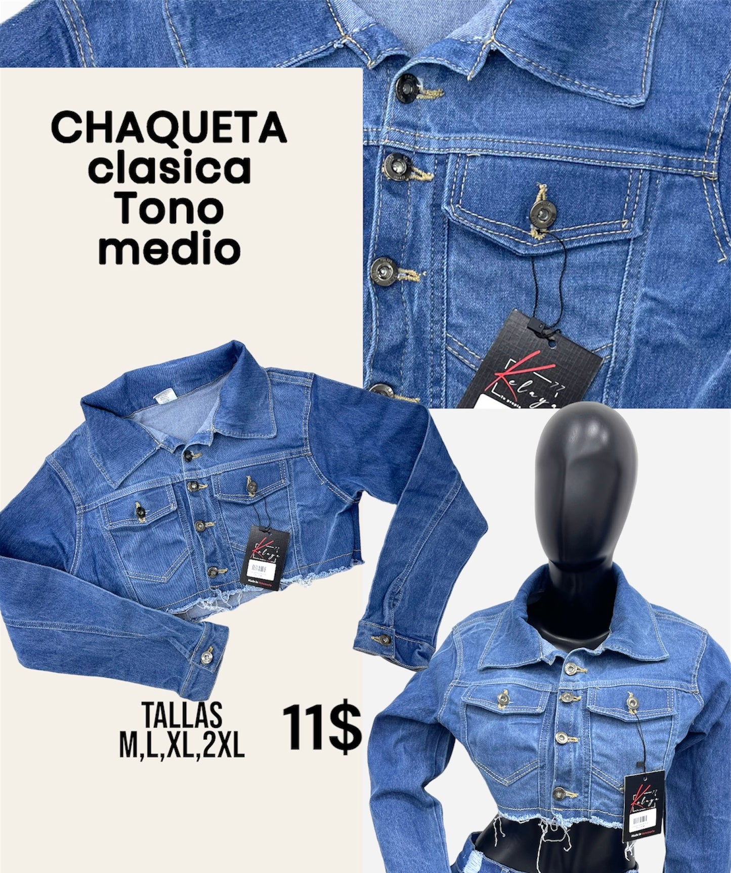 Chaquetas skinny corta