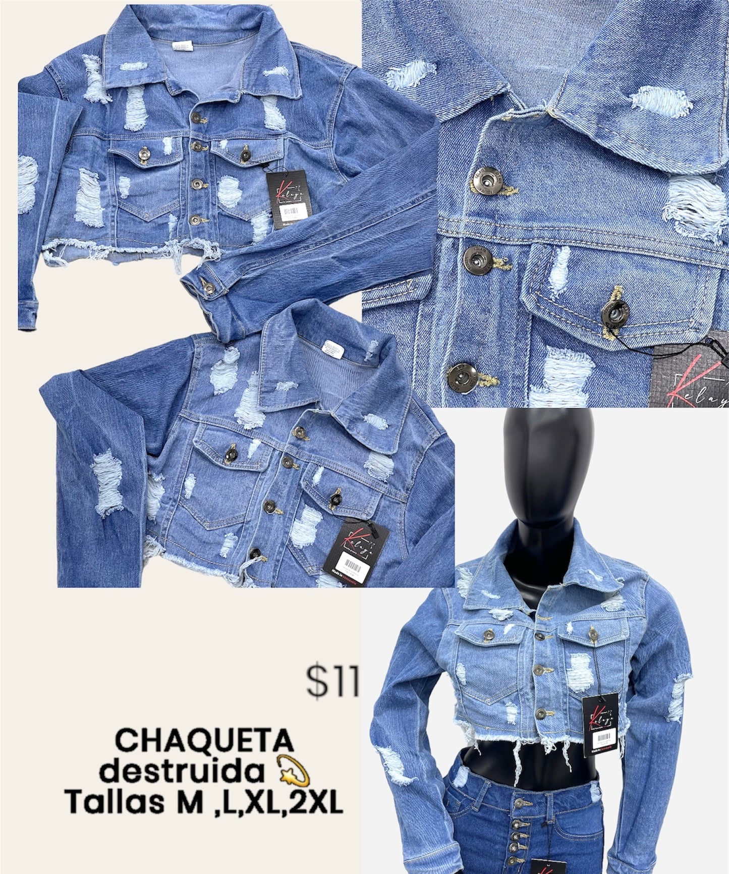 Chaquetas skinny corta