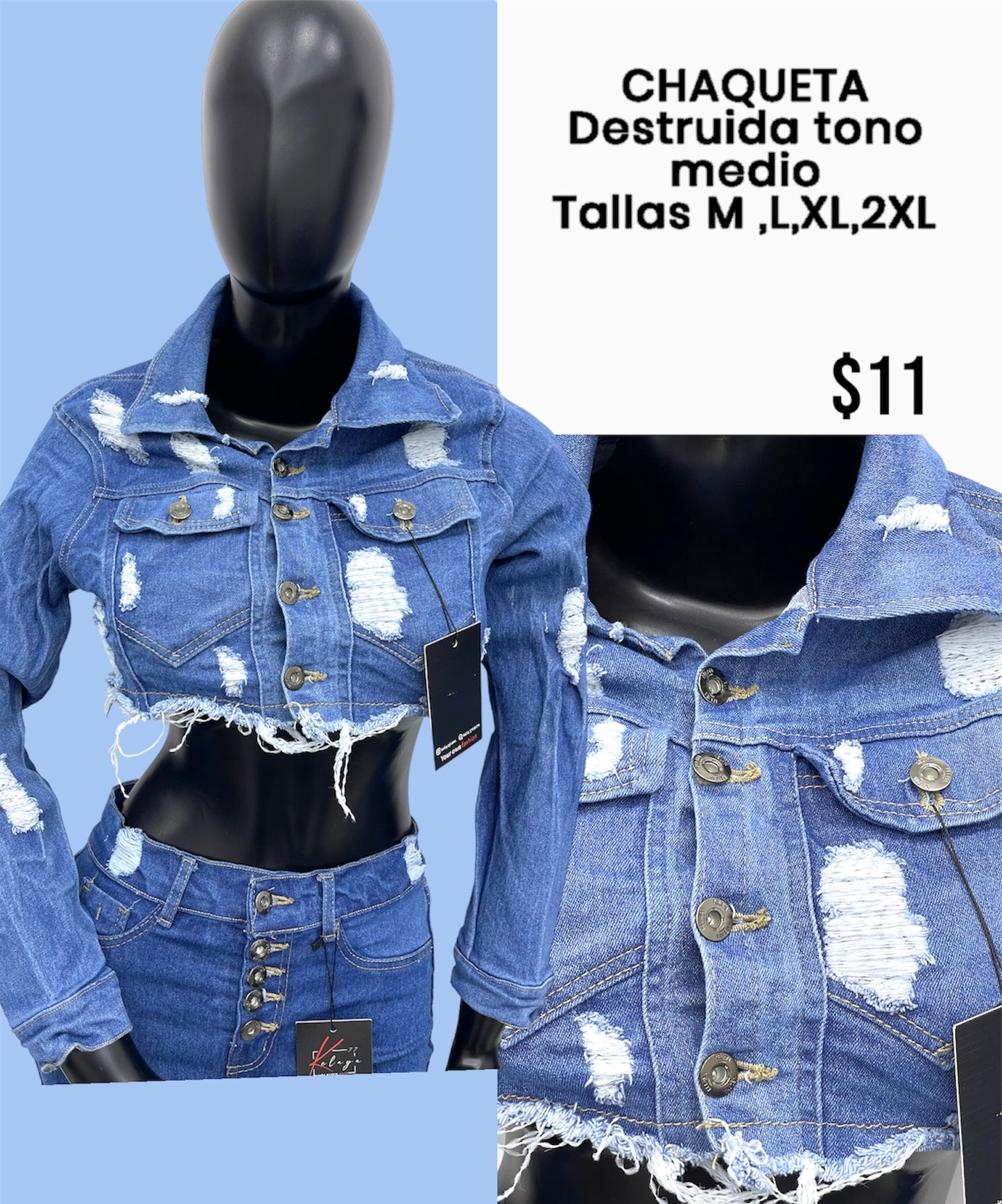 Chaquetas skinny corta